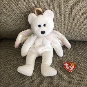 Ty Beanie Baby - Halo Bear - Brown Nose - 1998